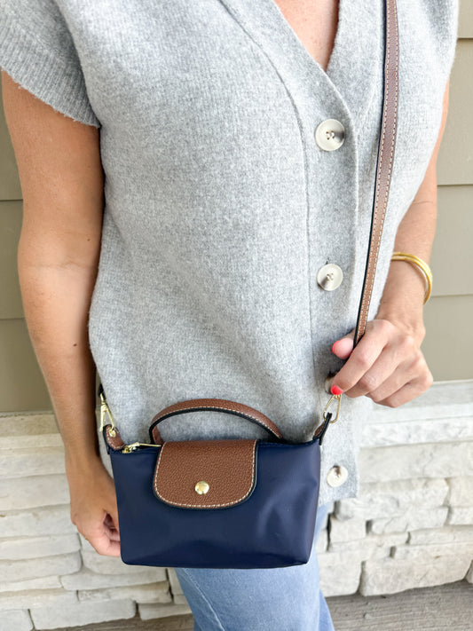 Mini Nylon Bag - Navy
