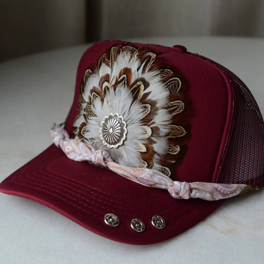 Brazos Valley Trucker - Maroon