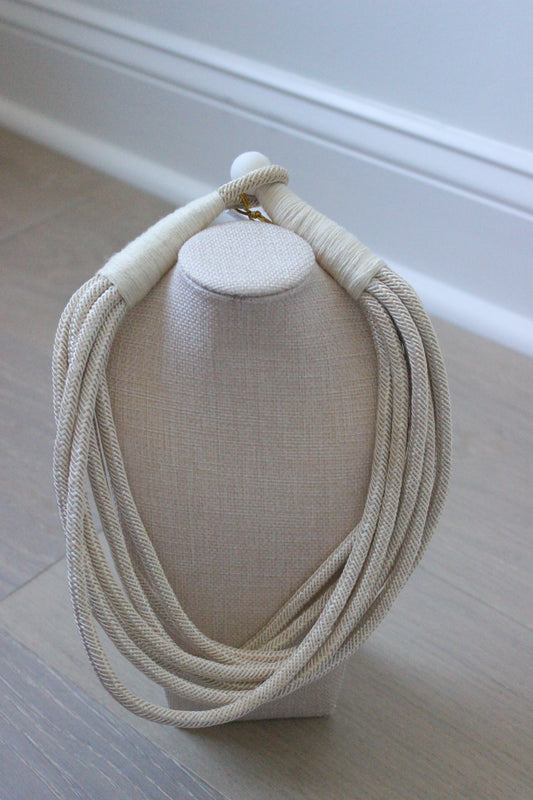 OG Slub Strand Necklace - Ecru