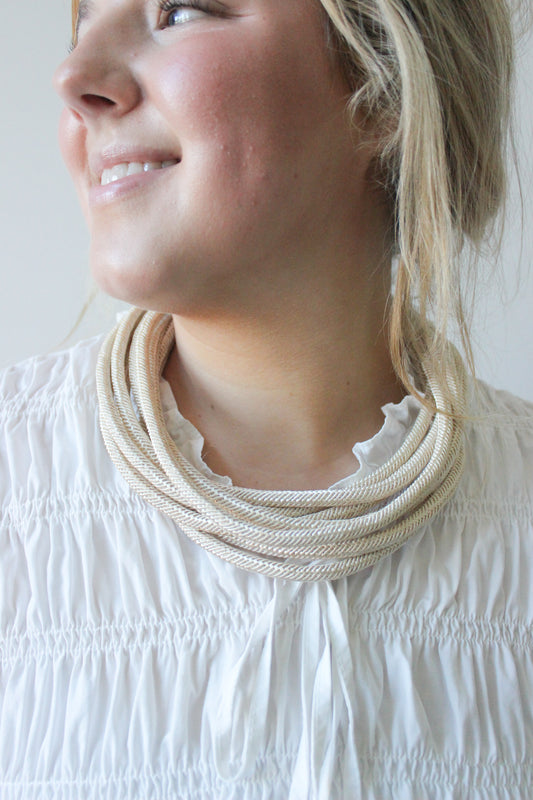 OG Slub Strand Necklace - Ecru