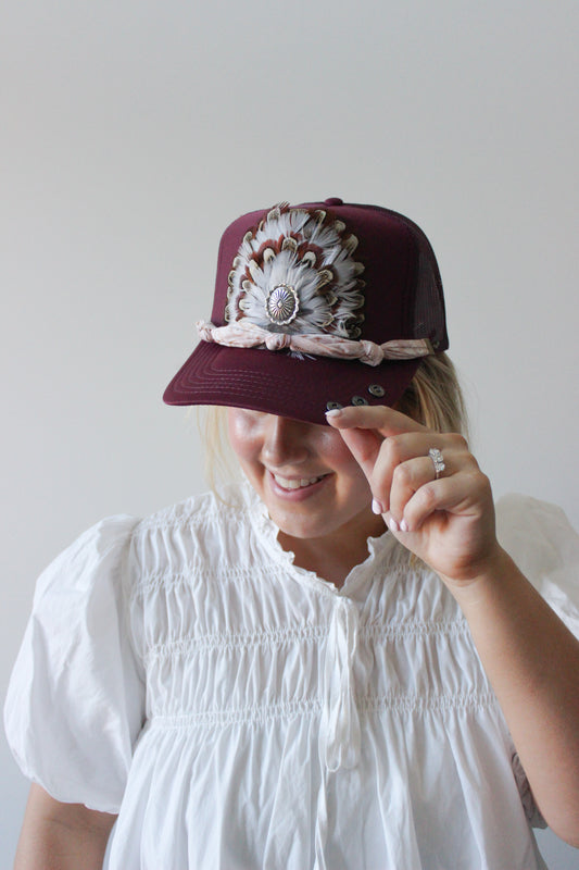 Brazos Valley Trucker - Maroon