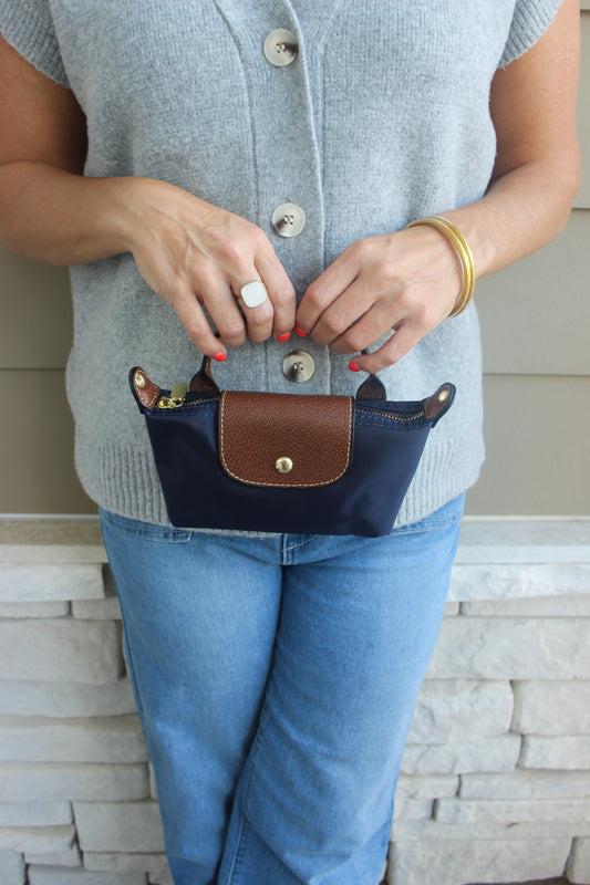 Mini Nylon Bag - Navy
