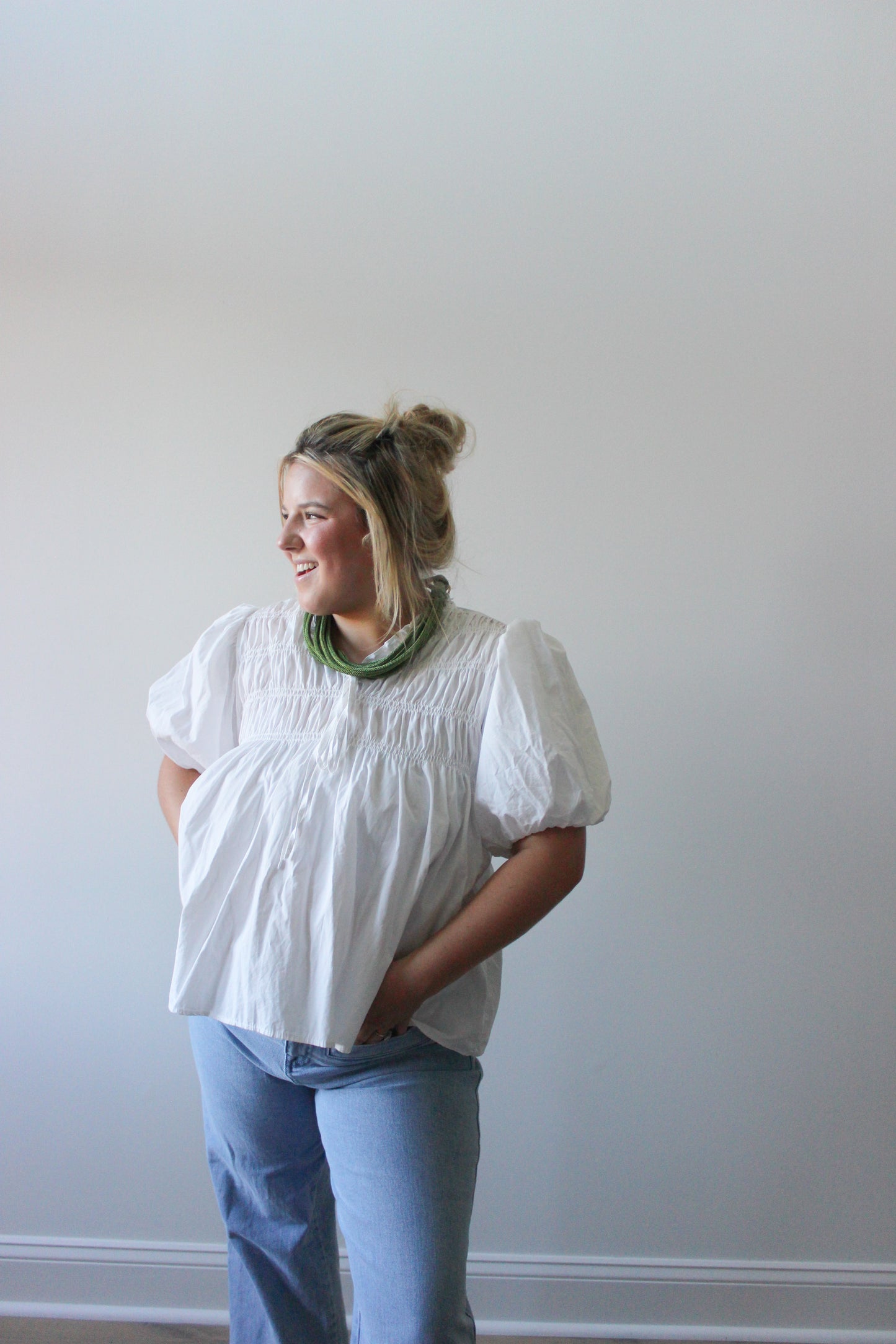 Babs Smocked Top