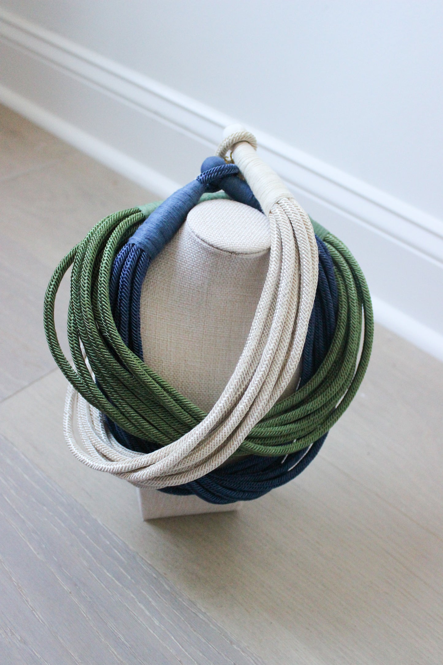 OG Slub Strand Necklace - Navy