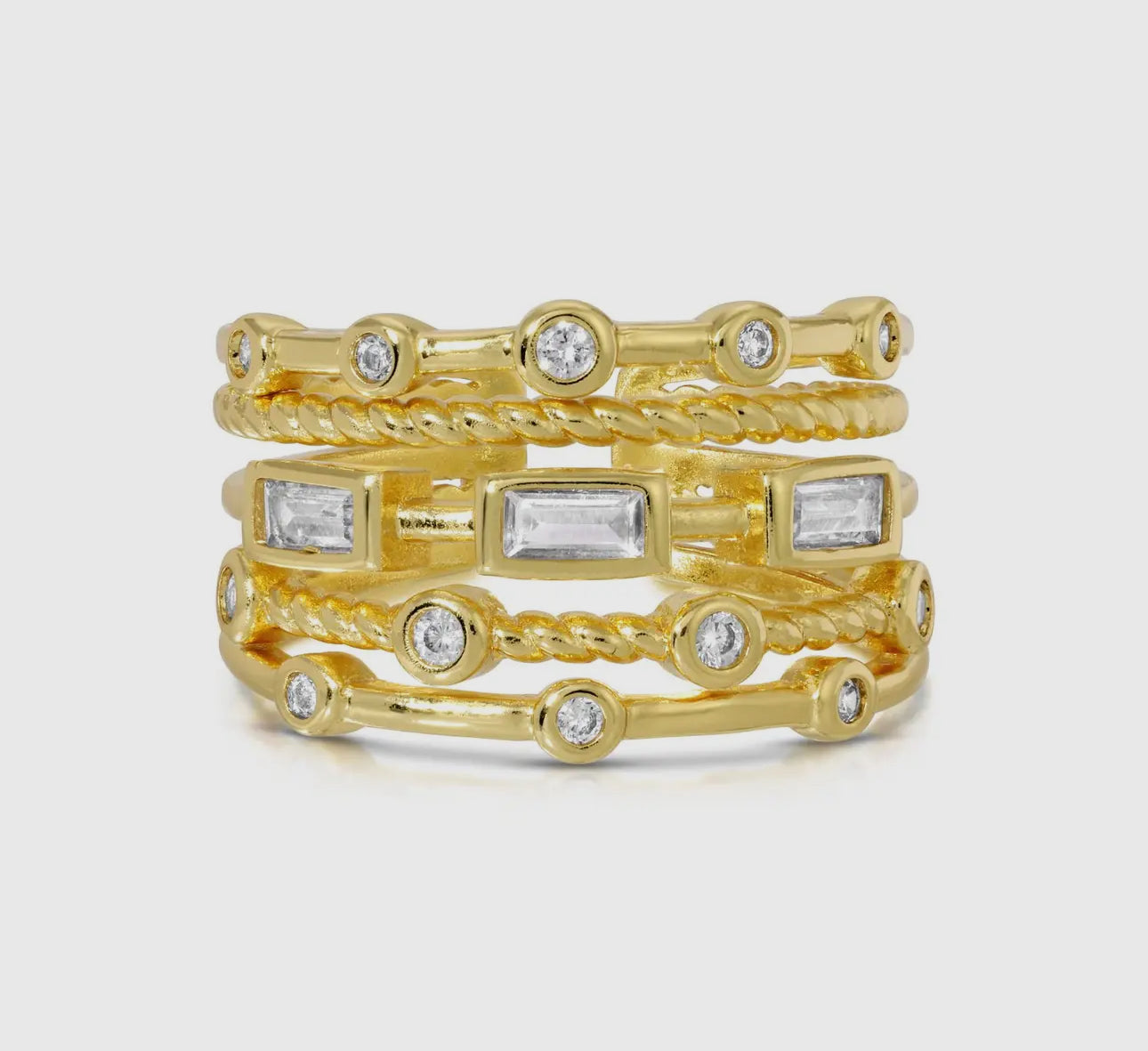 Stacked Statement Ring