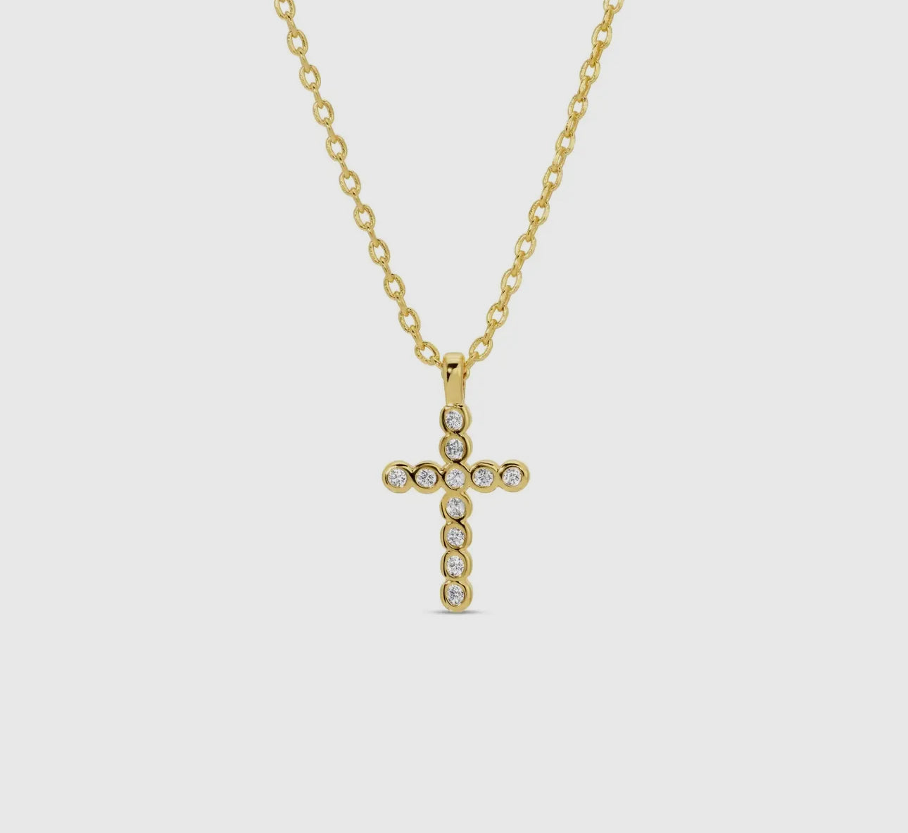 Delicate Cross Pendant Necklace
