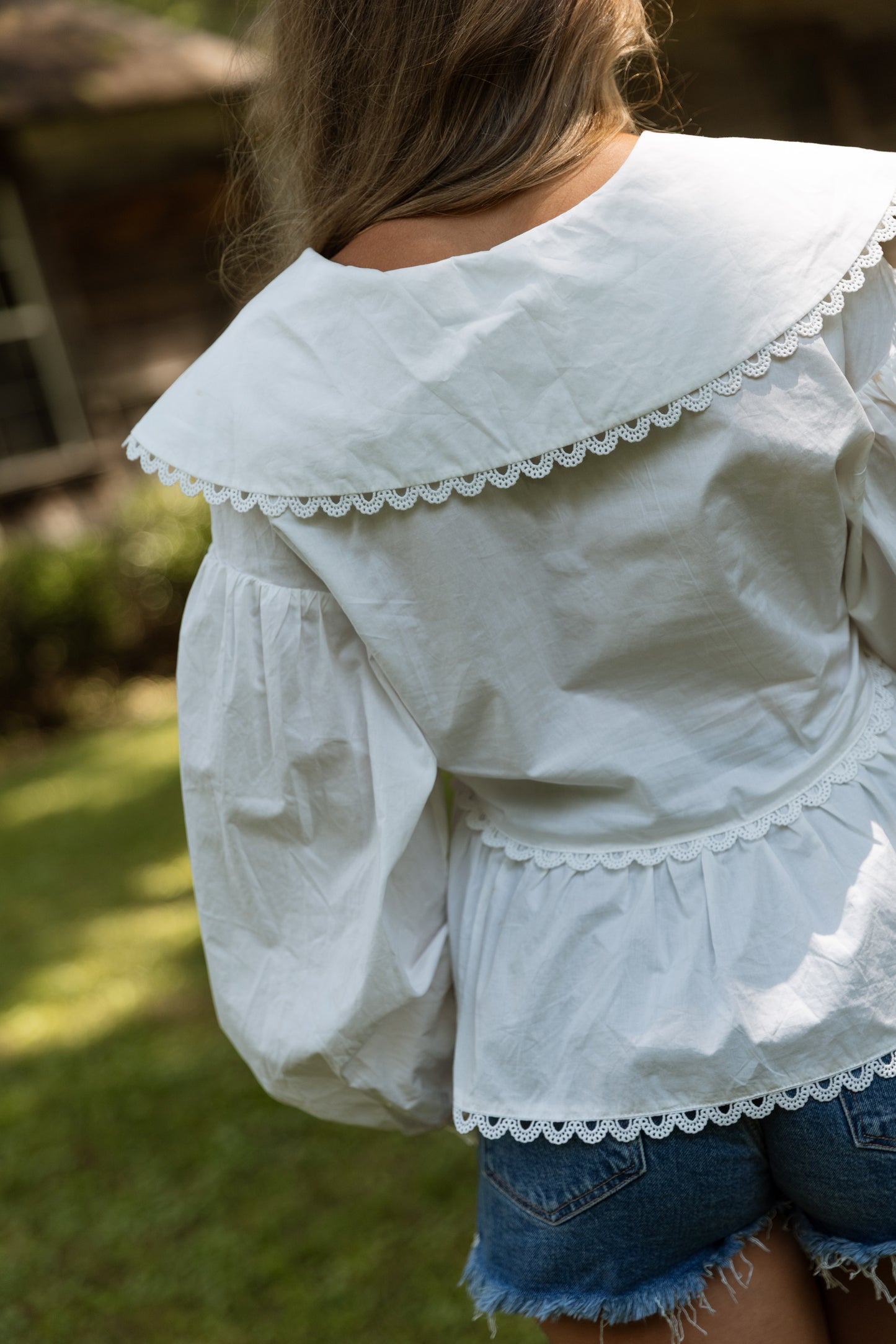 Poppy Cotton Top - White