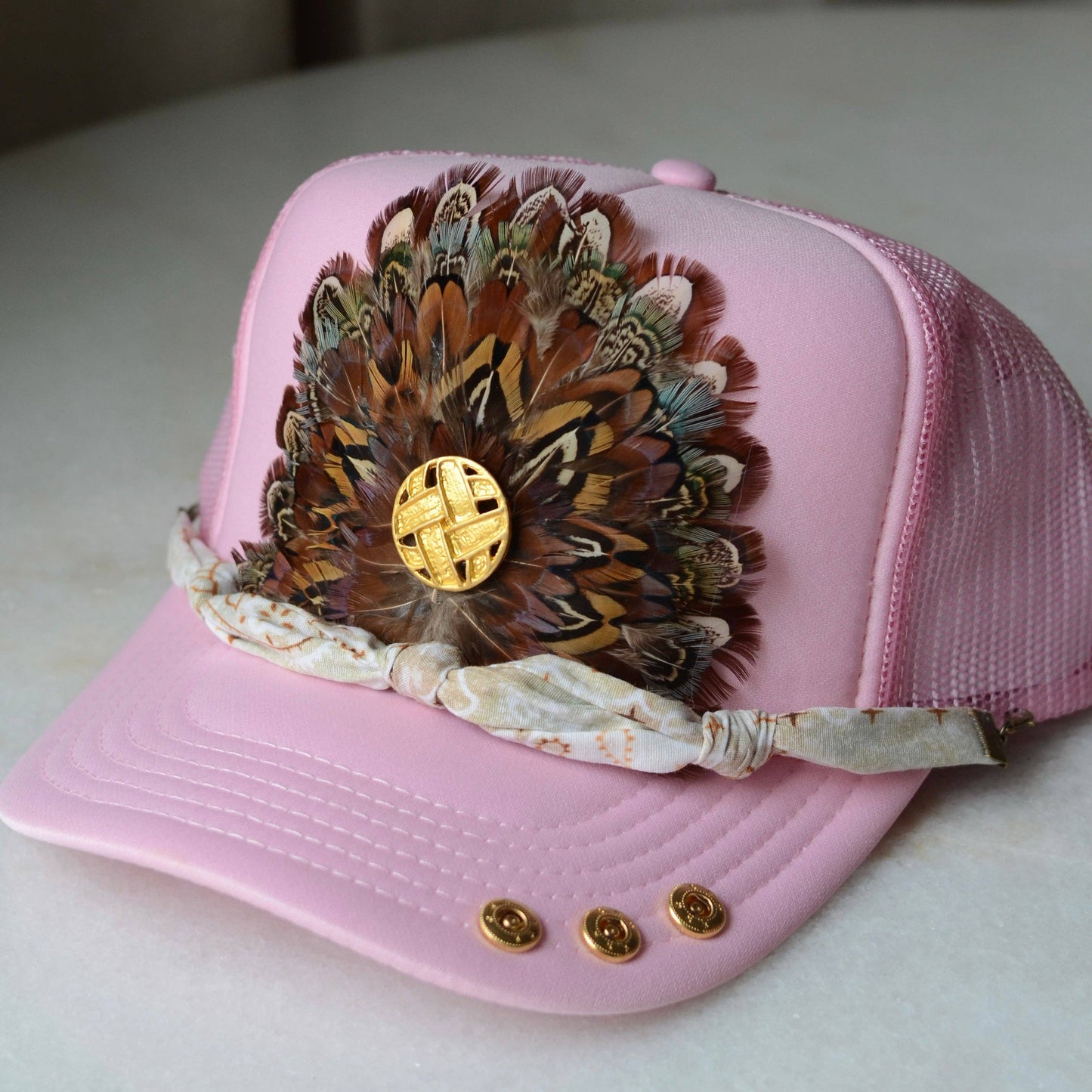Coastal Plains Trucker - Pink