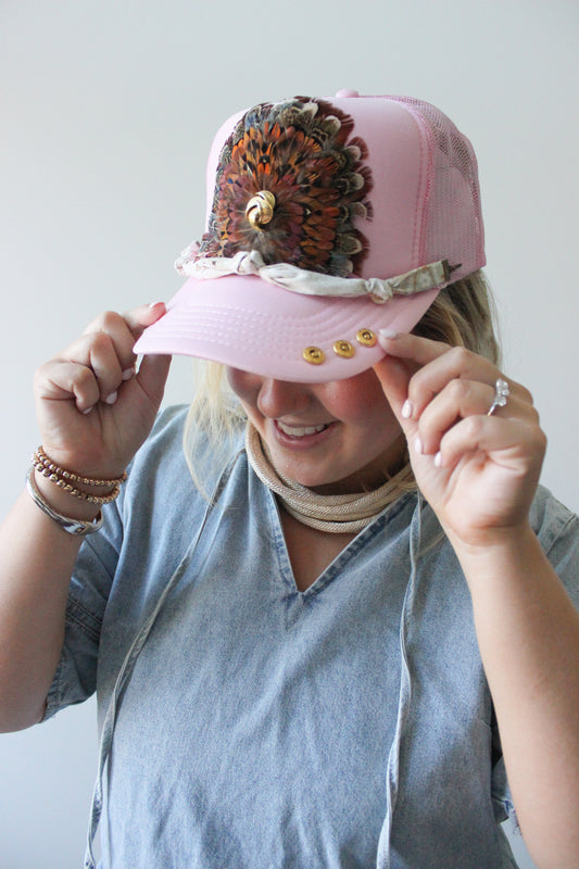 Coastal Plains Trucker - Pink