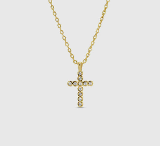 Delicate Cross Pendant Necklace
